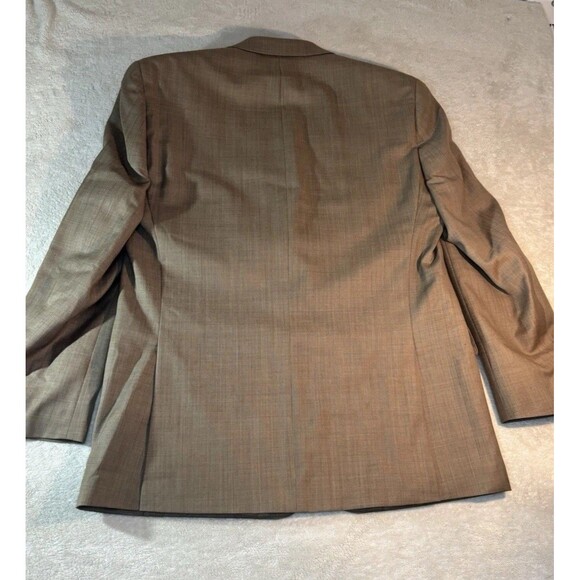 Michael Kors, Macy's Wool Blend mens suit (Pants & Blazer) tan 42 R blazer - Picture 3 of 16